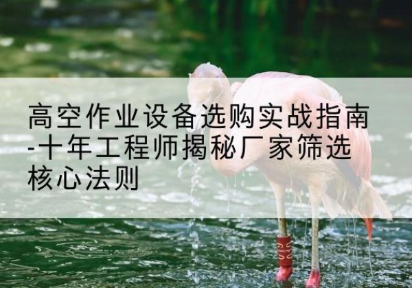 阜平剪叉式升降机厂家-高空作业设备选购实战指南-十年工程师揭秘厂家筛选核心法则